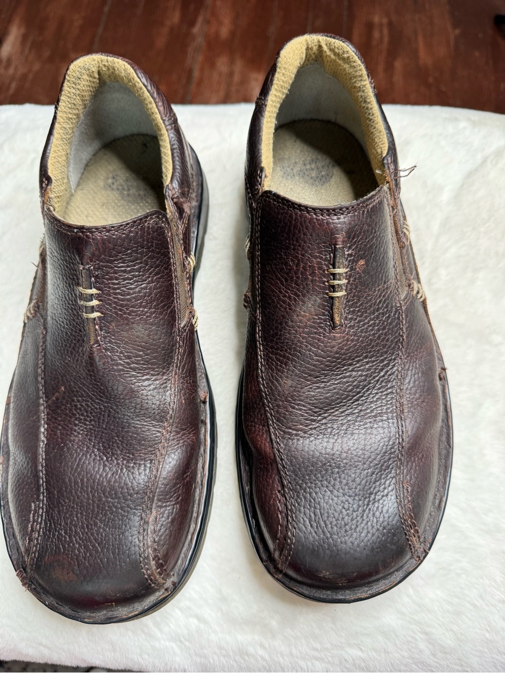 Dr. Martens Mawgan Brown Leather Slip-On Casual Loafers Men’s 10